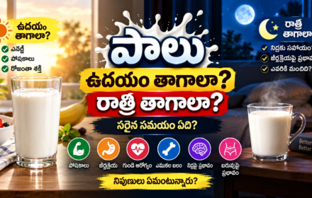 పాలు ఉదయం తాగాలా రాత్రి తాగాలా సరైన సమయం