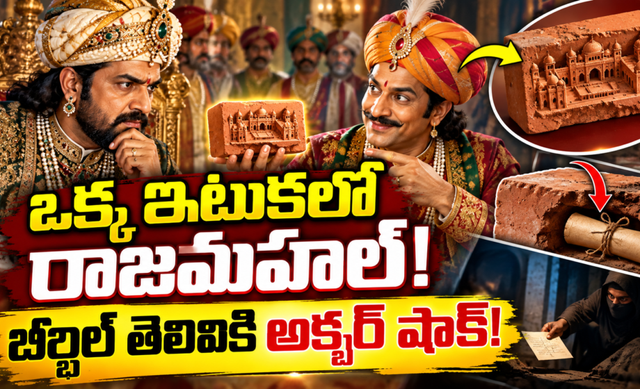 ఒక్క ఇటుకలో రాజమహల్! బీర్బల్ తెలివికి అక్బర్ షాక్!