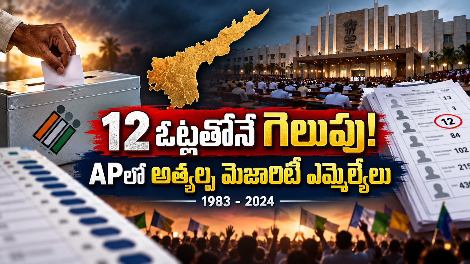 Lowest Majority MLAs AP: ఆంధ్ర ప్రదేశ్ లో అత్యల్ప మెజారిటీ తో గెలిచిన MLA లు ఎవరంటే?