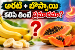 Banana Papaya Combinationఅరటి–బొప్పాయి కలిపి తింటే ప్రమాదమా