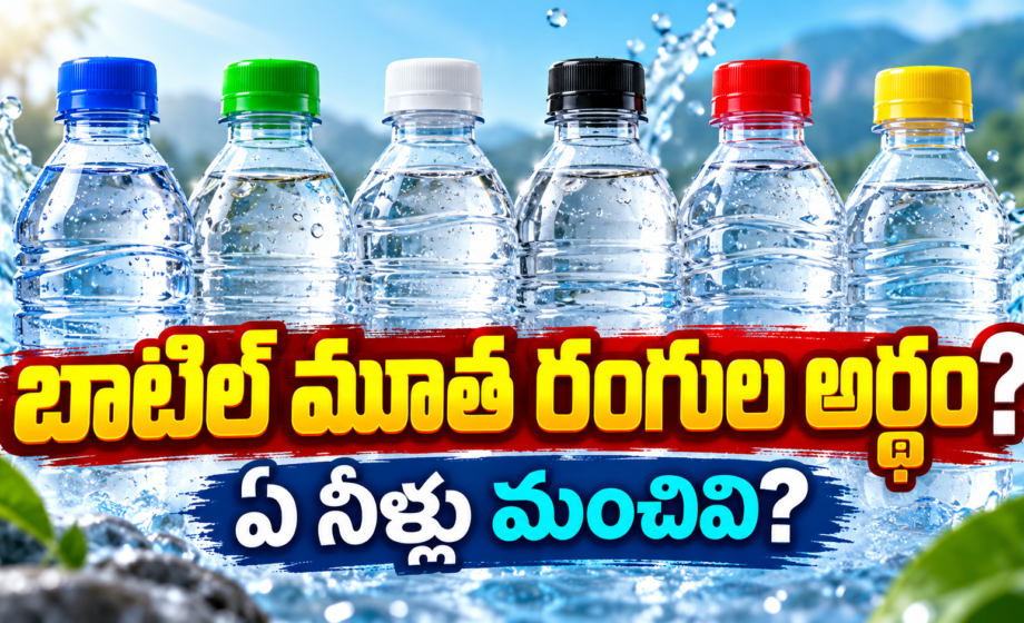Water Bottle Cap Colours మూత రంగుతో నీటి నాణ్యత తెలుస్తుందా?
