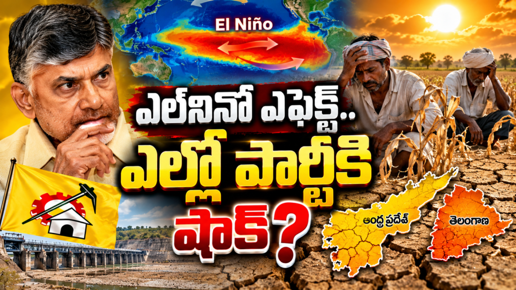 ఎల్నినో ఎఫెక్ట్.. ఎల్లో పార్టీకి షాక్? El nino Effect yellow party ki shock