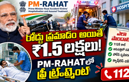 PM-RAHATకు ఎలా అప్లై చేయాలి? రోడ్డు ప్రమాద బాధితులకు భారీ రిలీఫ్.. ఎలా పొందాలి ₹1.5 లక్షల క్యాష్‌లెస్ ట్రీట్‌మెంట్?