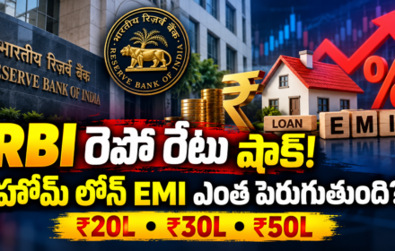 RBI రెపో రేటు షాక్! హోమ్ లోన్ EMI