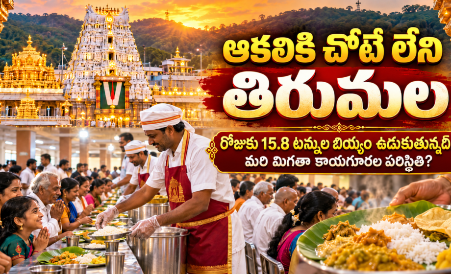 ఆకలికి చోటే లేని తిరుమల! 9 నెలల్లో 9 కోట్ల సర్వింగ్స్ annaprasadam,