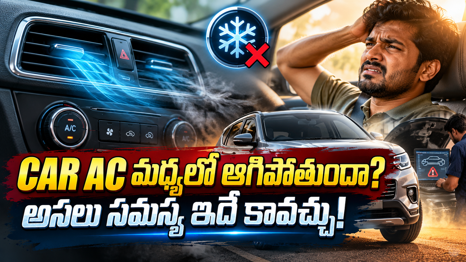 CAR AC Problem: కారు AC మధ్యలో ఆగిపోతుందా?.. 10 నిమిషాల తర్వాత మళ్లీ పనిచేస్తే కారణాలు ఇవే