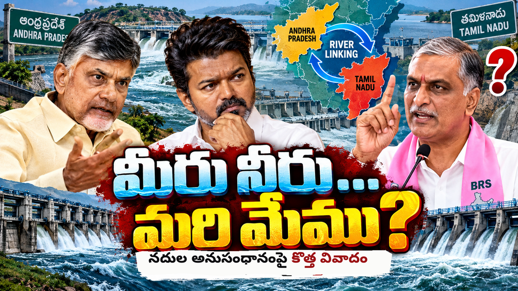 Godavari Cauvery River Link: చంద్రబాబు–విజయ్ నదుల అనుసంధానంపై కొత్త చర్చ…BRS అభ్యంతరం ఎందుకు?