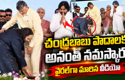 Anant Ambani:చంద్రబాబు పాదాలకు నమస్కరించిన అనంత్ అంబానీ.. వైరల్ అవుతున్న వీడియో